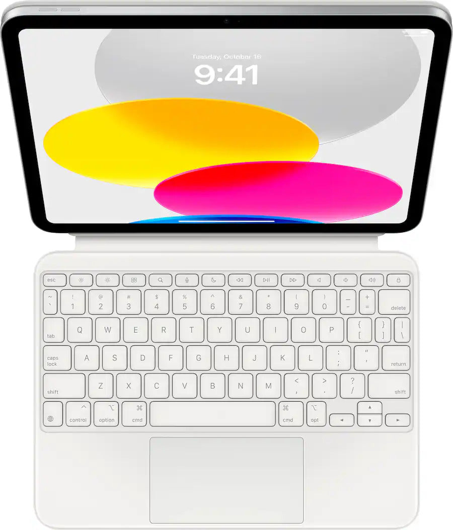 Apple - Magic Keyboard Folio for iPad (A16) - White