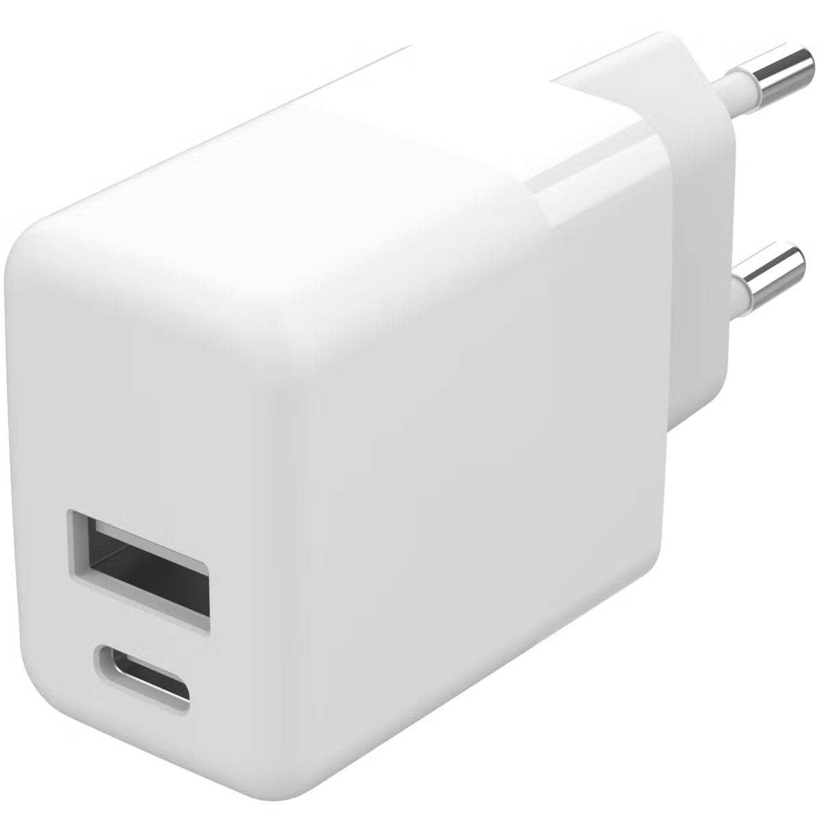 imoshion Oplader - USB-C en USB aansluiting - Power Delivery - 20 Watt - 1 meter - Wit
