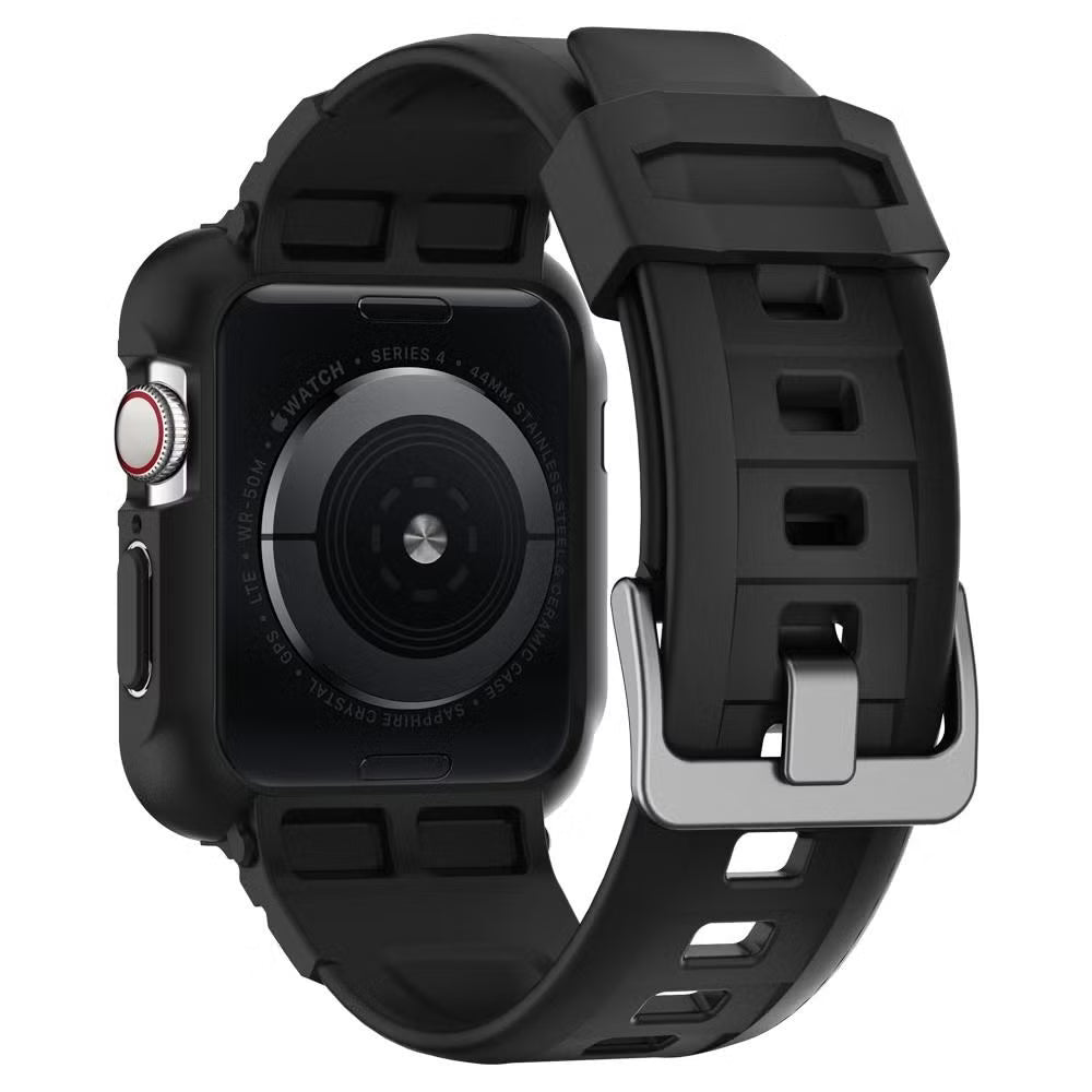 Spigen Rugged Armor™ Pro case voor de Apple Watch 44 mm / 45 mm - Zwart