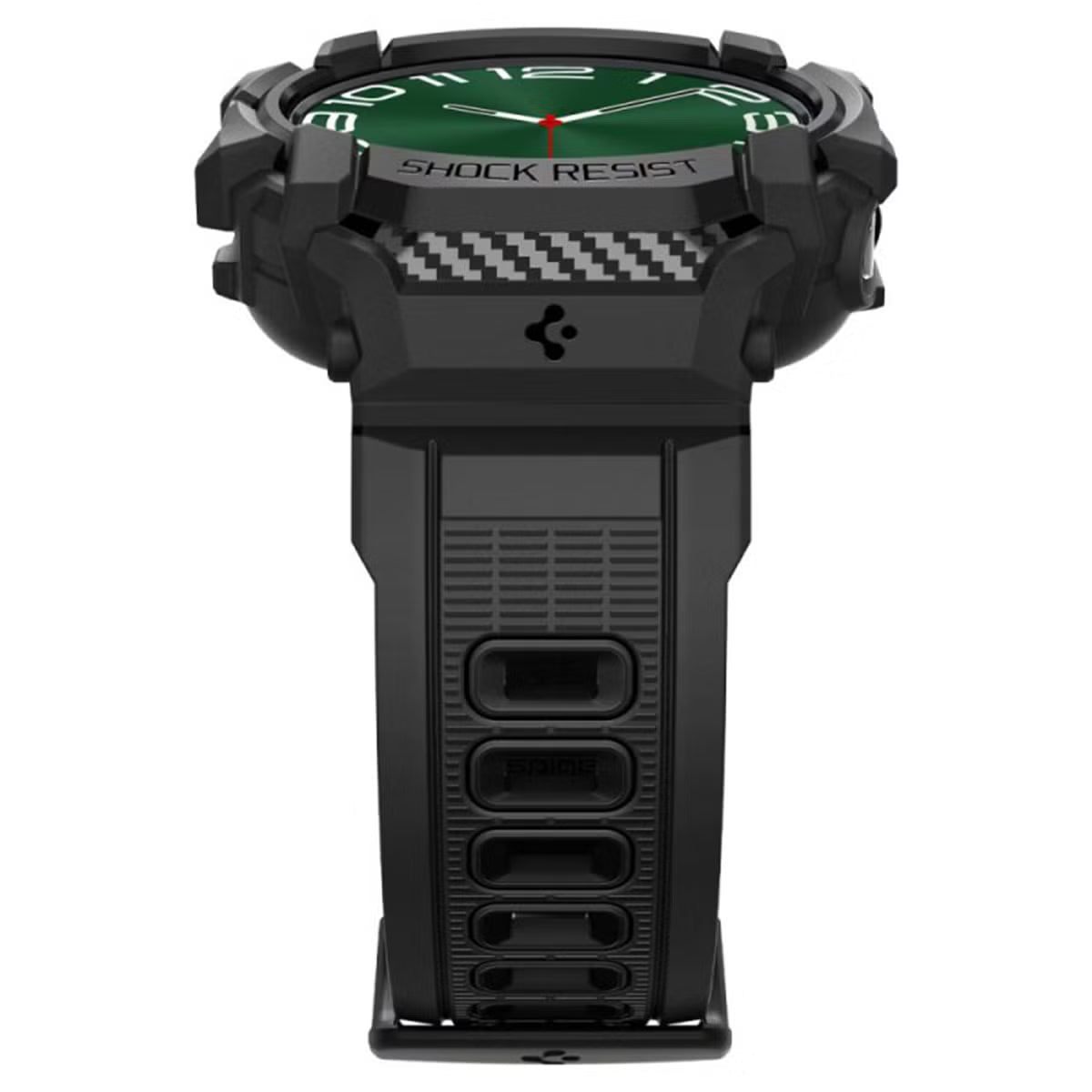 Spigen Rugged Armor™ Pro case voor de Samsung Galaxy Watch Ultra - Matte Black