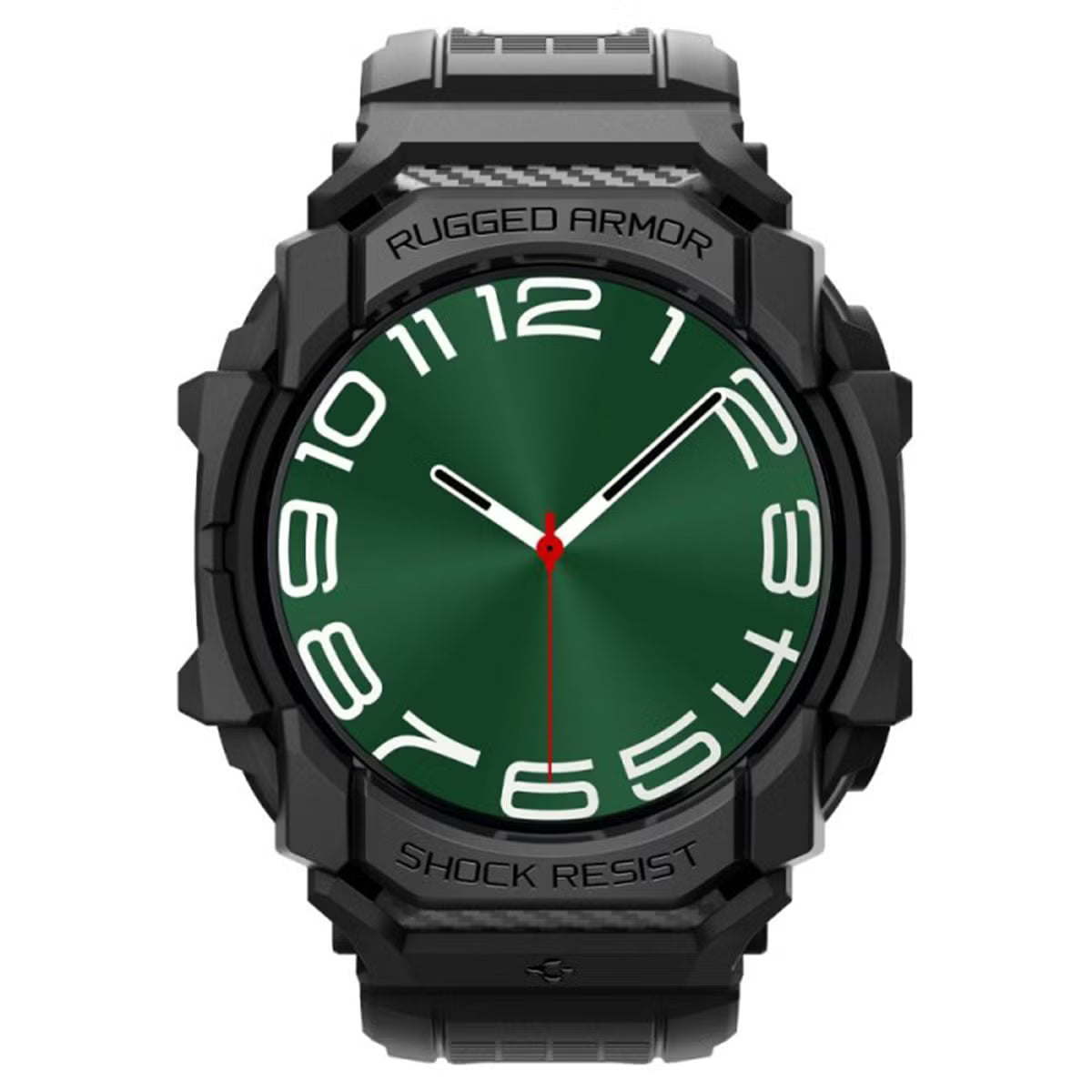 Spigen Rugged Armor™ Pro case voor de Samsung Galaxy Watch Ultra - Matte Black
