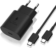 Originele Samsung 25W Power Adapter met USB-C Kabel 1 Meter 3A Zwart